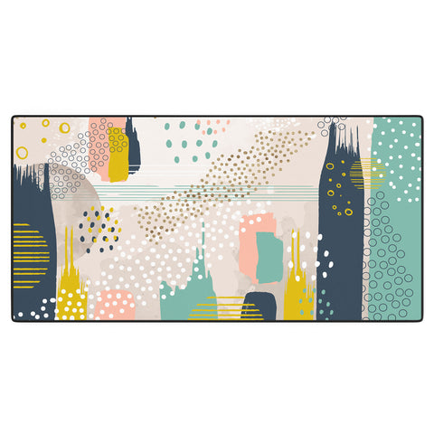 Marta Barragan Camarasa Abstract 01 Desk Mat