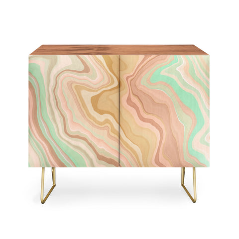Marta Barragan Camarasa Abstract A sea of dunes I Credenza