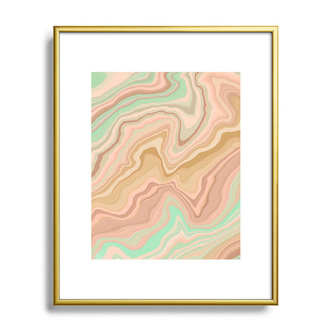Marta Barragan Camarasa Abstract A sea of dunes I Metal Framed Art Print
