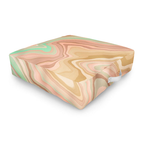 Marta Barragan Camarasa Abstract A sea of dunes I Outdoor Floor Cushion