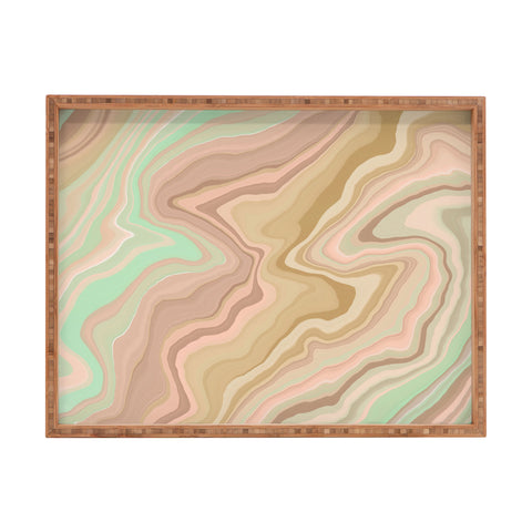 Marta Barragan Camarasa Abstract A sea of dunes I Rectangular Tray