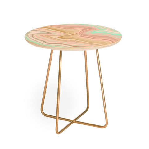 Marta Barragan Camarasa Abstract A sea of dunes I Round Side Table