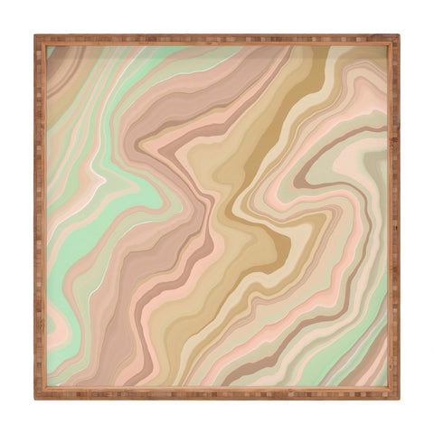 Marta Barragan Camarasa Abstract A sea of dunes I Square Tray