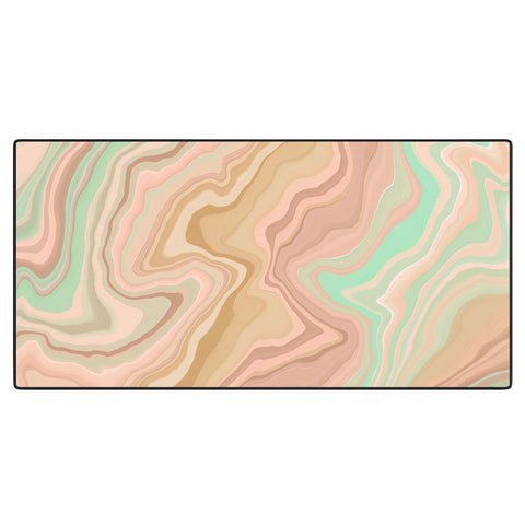 Marta Barragan Camarasa Abstract A sea of dunes I Desk Mat