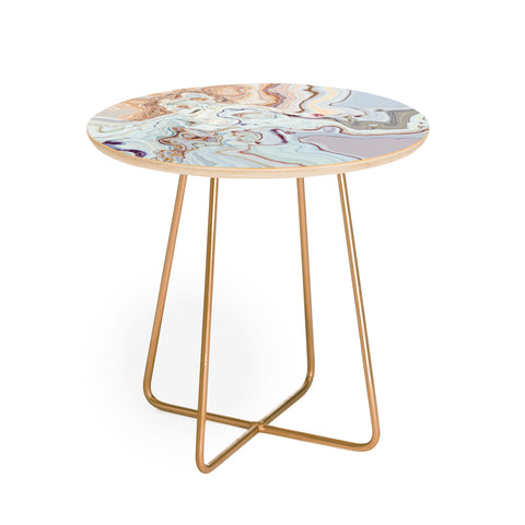 Marta Barragan Camarasa Abstract art 008 Round Side Table