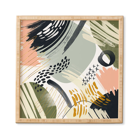 Marta Barragan Camarasa Abstract autumn season Framed Wall Art