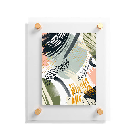Marta Barragan Camarasa Abstract autumn season Floating Acrylic Print