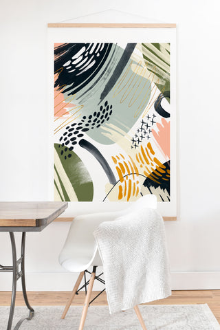 Marta Barragan Camarasa Abstract autumn season Art Print And Hanger