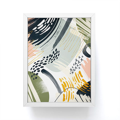 Marta Barragan Camarasa Abstract autumn season Framed Mini Art Print