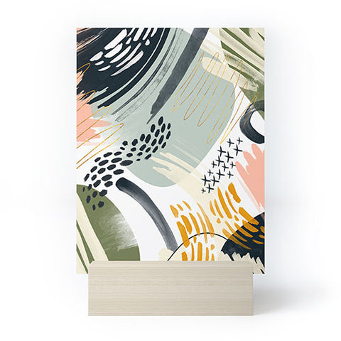 Marta Barragan Camarasa Abstract autumn season Mini Art Print