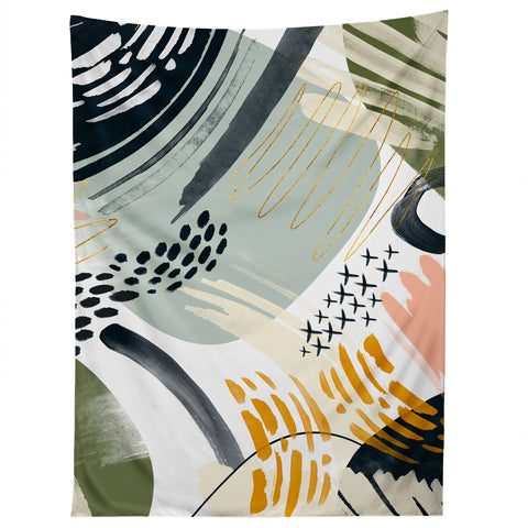 Marta Barragan Camarasa Abstract autumn season Tapestry