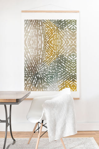 Marta Barragan Camarasa Abstract bohemian style Art Print And Hanger