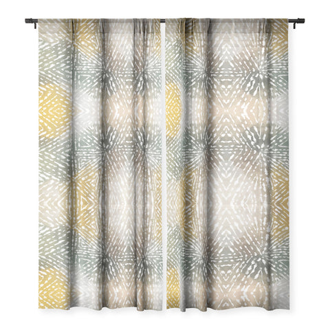 Marta Barragan Camarasa Abstract bohemian style Sheer Non Repeat