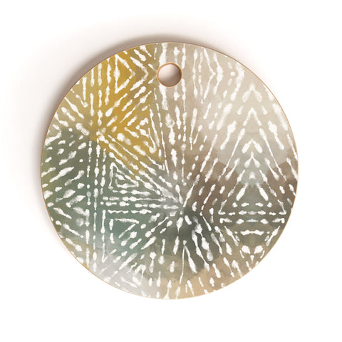 Marta Barragan Camarasa Abstract bohemian style Cutting Board Round