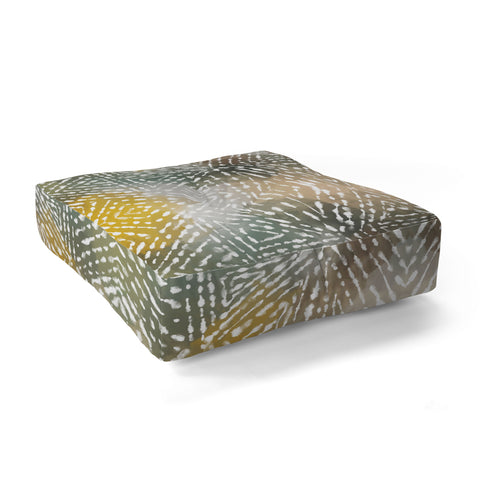 Marta Barragan Camarasa Abstract bohemian style Floor Pillow Square