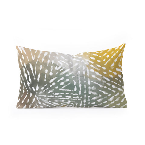 Marta Barragan Camarasa Abstract bohemian style Oblong Throw Pillow