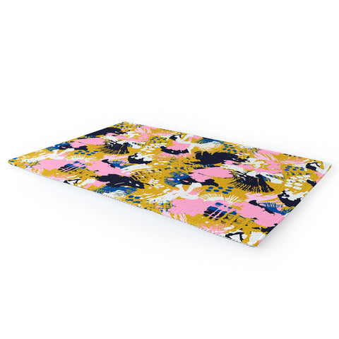 Marta Barragan Camarasa ABSTRACT BRUSHSTROKES 02 Area Rug