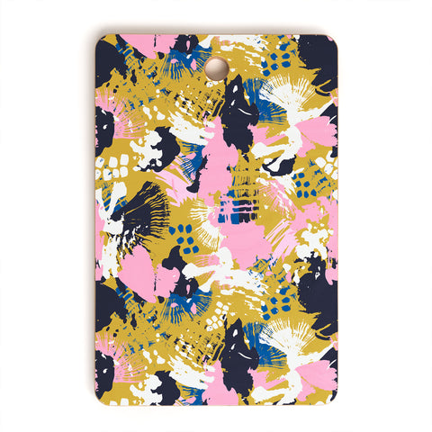 Marta Barragan Camarasa ABSTRACT BRUSHSTROKES 02 Cutting Board Rectangle