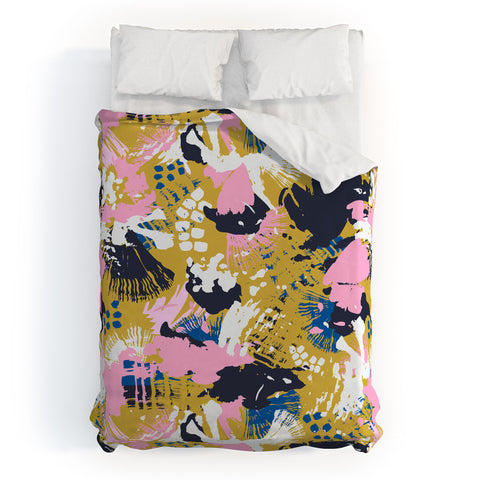 Marta Barragan Camarasa ABSTRACT BRUSHSTROKES 02 Duvet Cover