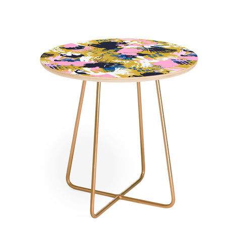 Marta Barragan Camarasa ABSTRACT BRUSHSTROKES 02 Round Side Table