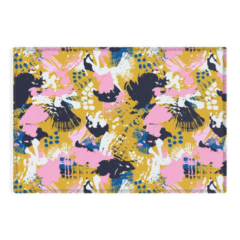 Marta Barragan Camarasa ABSTRACT BRUSHSTROKES 02 Outdoor Rug