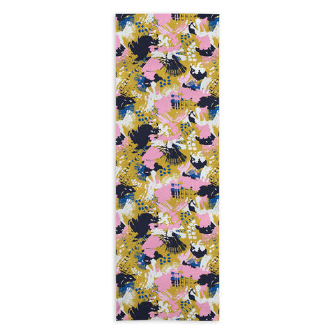 Marta Barragan Camarasa ABSTRACT BRUSHSTROKES 02 Yoga Towel