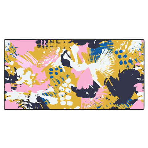 Marta Barragan Camarasa ABSTRACT BRUSHSTROKES 02 Desk Mat