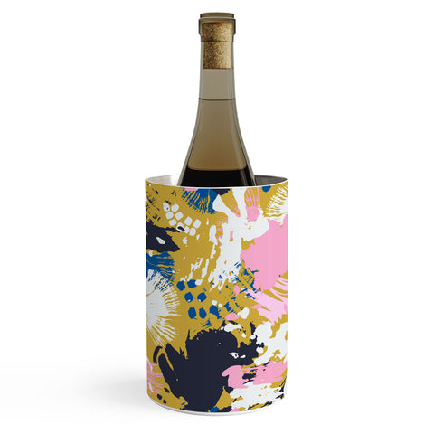 Marta Barragan Camarasa ABSTRACT BRUSHSTROKES 02 Wine Chiller