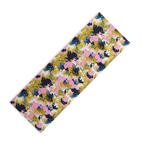 Marta Barragan Camarasa ABSTRACT BRUSHSTROKES 02 Yoga Mat