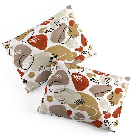 Marta Barragan Camarasa Abstract circular shapes Pillow Shams