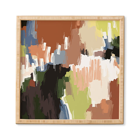 Marta Barragan Camarasa Abstract colors nature B Framed Wall Art