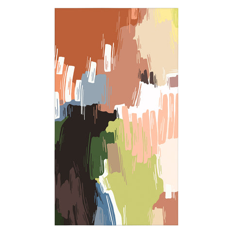 Marta Barragan Camarasa Abstract colors nature B Tablecloth