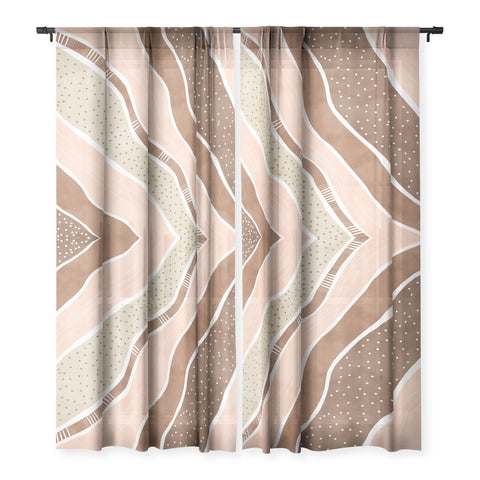 Marta Barragan Camarasa Abstract dune strokes I Sheer Non Repeat