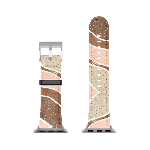 Marta Barragan Camarasa Abstract dune strokes I Apple Watch Band