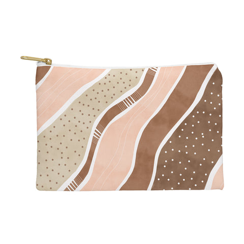 Marta Barragan Camarasa Abstract dune strokes I Pouch