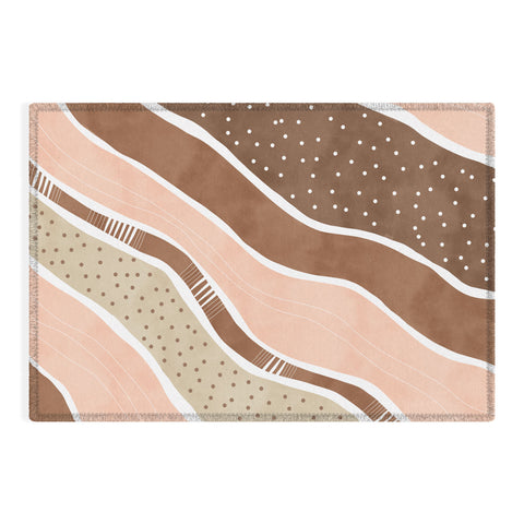 Marta Barragan Camarasa Abstract dune strokes I Outdoor Rug