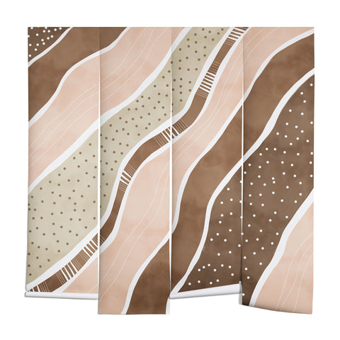 Marta Barragan Camarasa Abstract dune strokes I Wall Mural