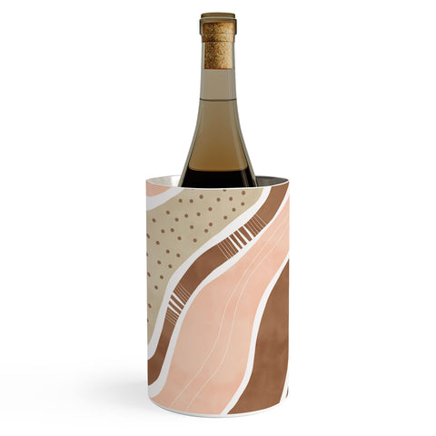 Marta Barragan Camarasa Abstract dune strokes I Wine Chiller