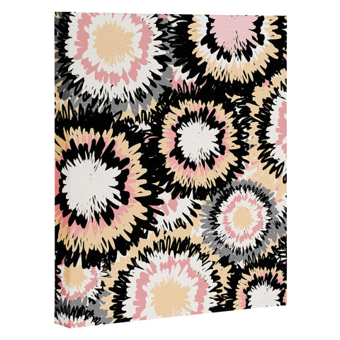 Marta Barragan Camarasa Abstract flowers mosaic Art Canvas