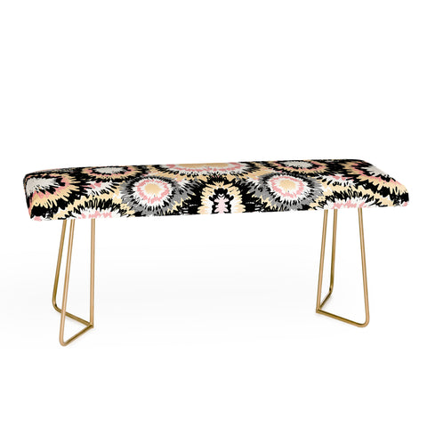 Marta Barragan Camarasa Abstract flowers mosaic Bench