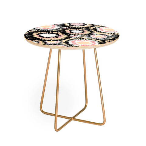 Marta Barragan Camarasa Abstract flowers mosaic Round Side Table