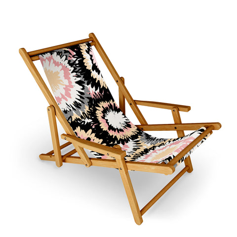 Marta Barragan Camarasa Abstract flowers mosaic Sling Chair