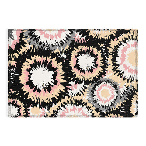 Marta Barragan Camarasa Abstract flowers mosaic Outdoor Rug