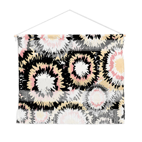 Marta Barragan Camarasa Abstract flowers mosaic Wall Hanging Landscape