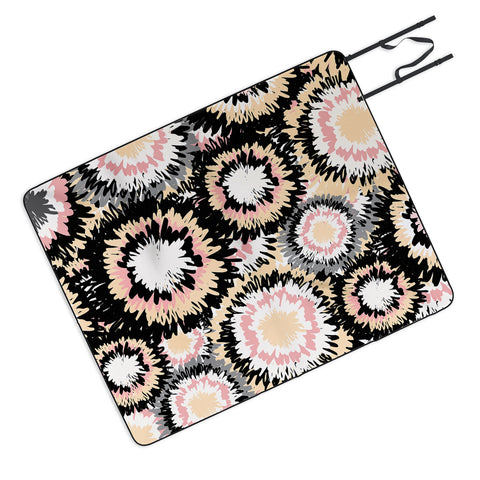 Marta Barragan Camarasa Abstract flowers mosaic Picnic Blanket