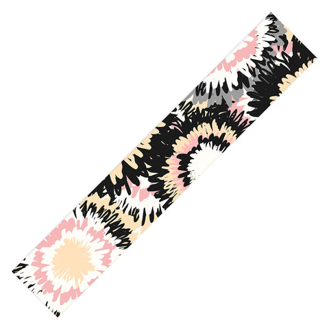 Marta Barragan Camarasa Abstract flowers mosaic Table Runner
