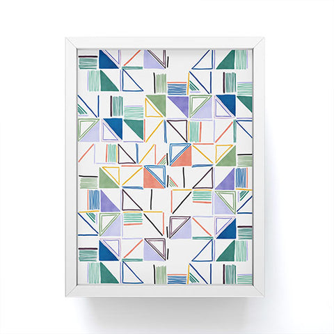 Marta Barragan Camarasa Abstract forms of lines 78T Framed Mini Art Print