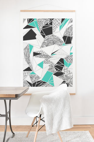 Marta Barragan Camarasa Abstract geometric shapes Art Print And Hanger