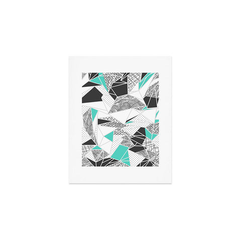 Marta Barragan Camarasa Abstract geometric shapes Art Print