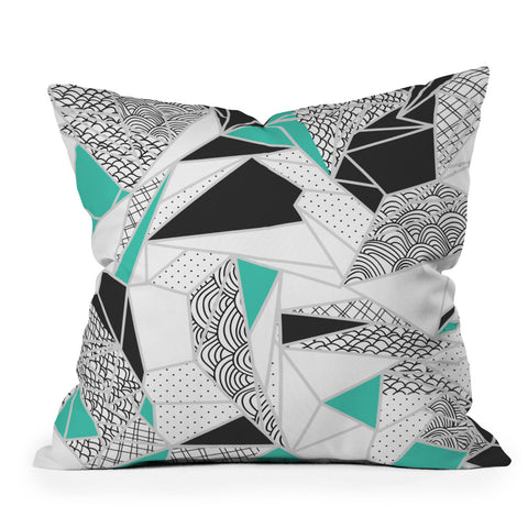 Marta Barragan Camarasa Abstract geometric shapes Throw Pillow